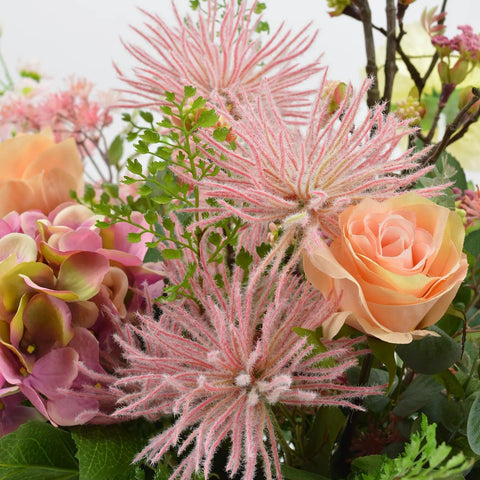 Kunstbloemen boeket Rustiek Roze - Blommo