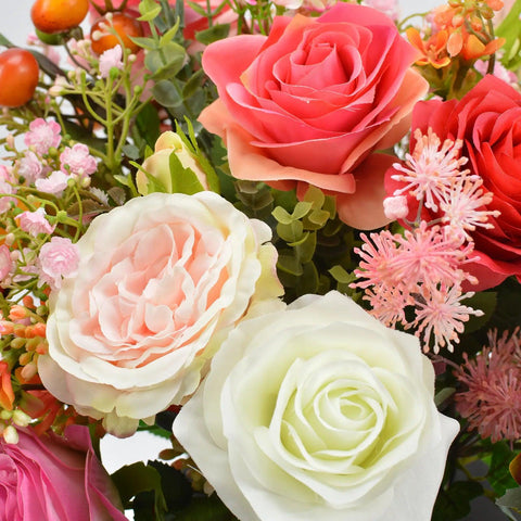 Kunstbloemen boeket Zoete Roos - Blommo